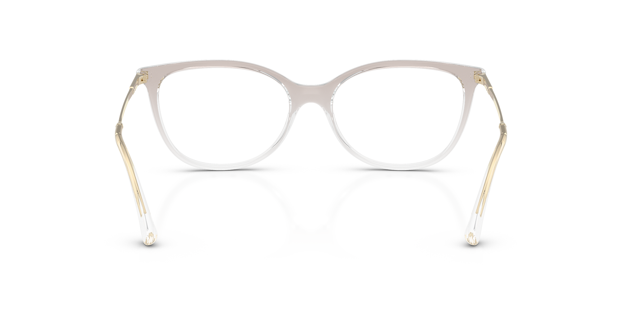 Eyeglasses VO5673 - Transparent Gradient Brown - Demo Lens - Nylon