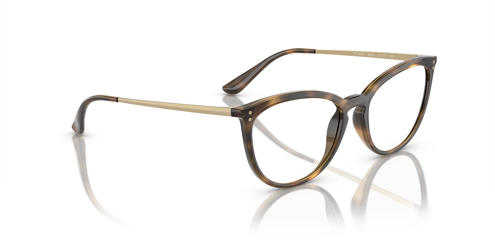 Eyeglasses VO5276 - Dark Havana - Demo Lens - Nylon & Propionate