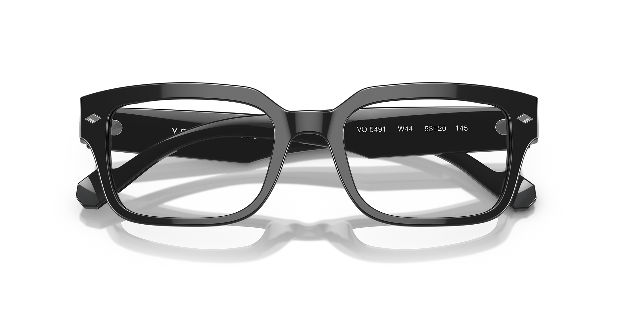 In Vogue 洋書　イン　ヴォーグ Eyeglasses VO5491 - Black - Demo Lens - Acetate | Vogue