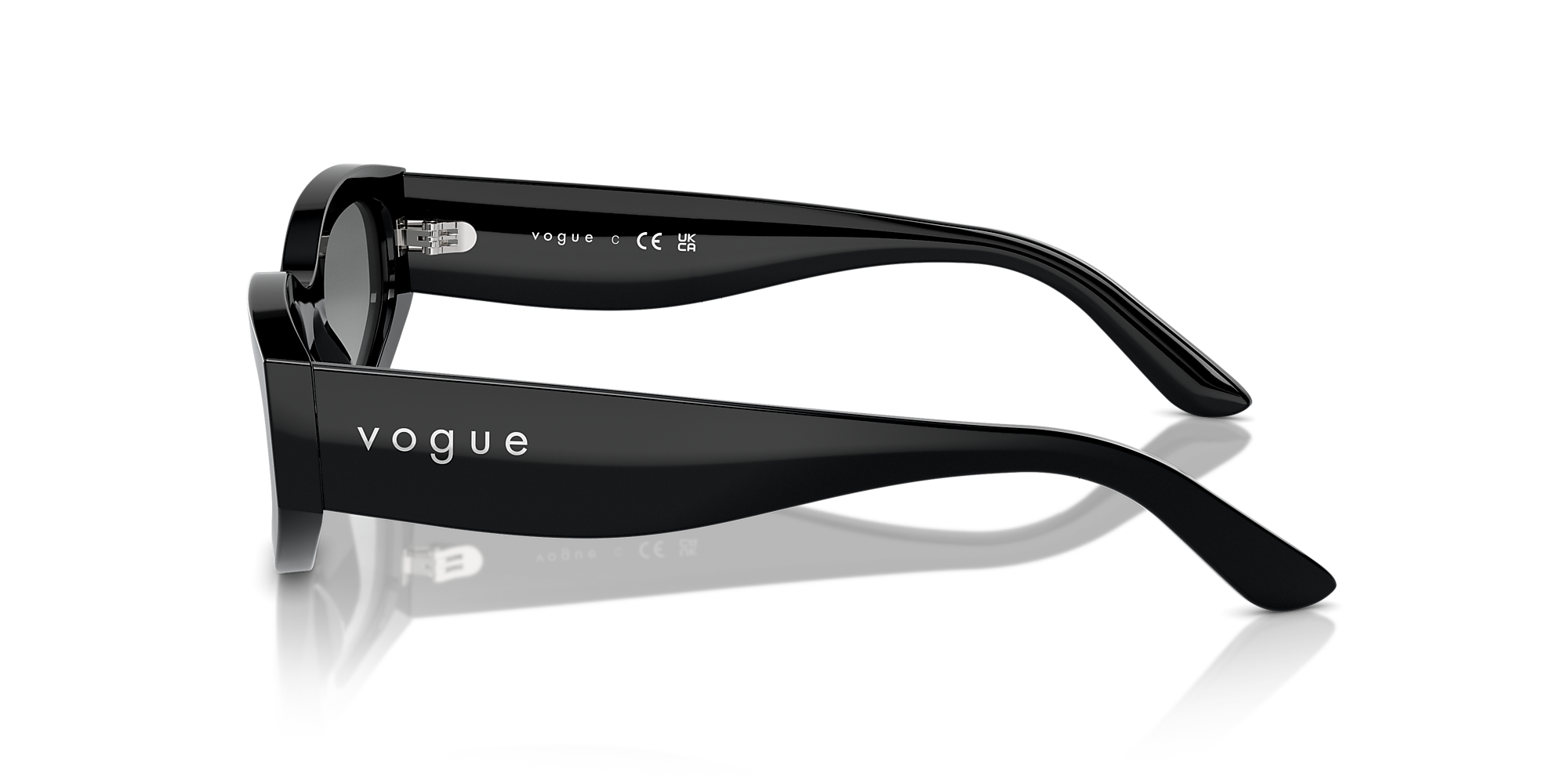 Sunglasses VO5585S - Black - Gradient Grey - Acetate | Vogue