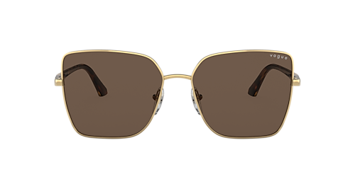 beyondclosetのHandmade Sunglasses Detail Short Sleeve 全2色 Sunglasses VO4199S - Gold - Brown Gradient - Nylon
