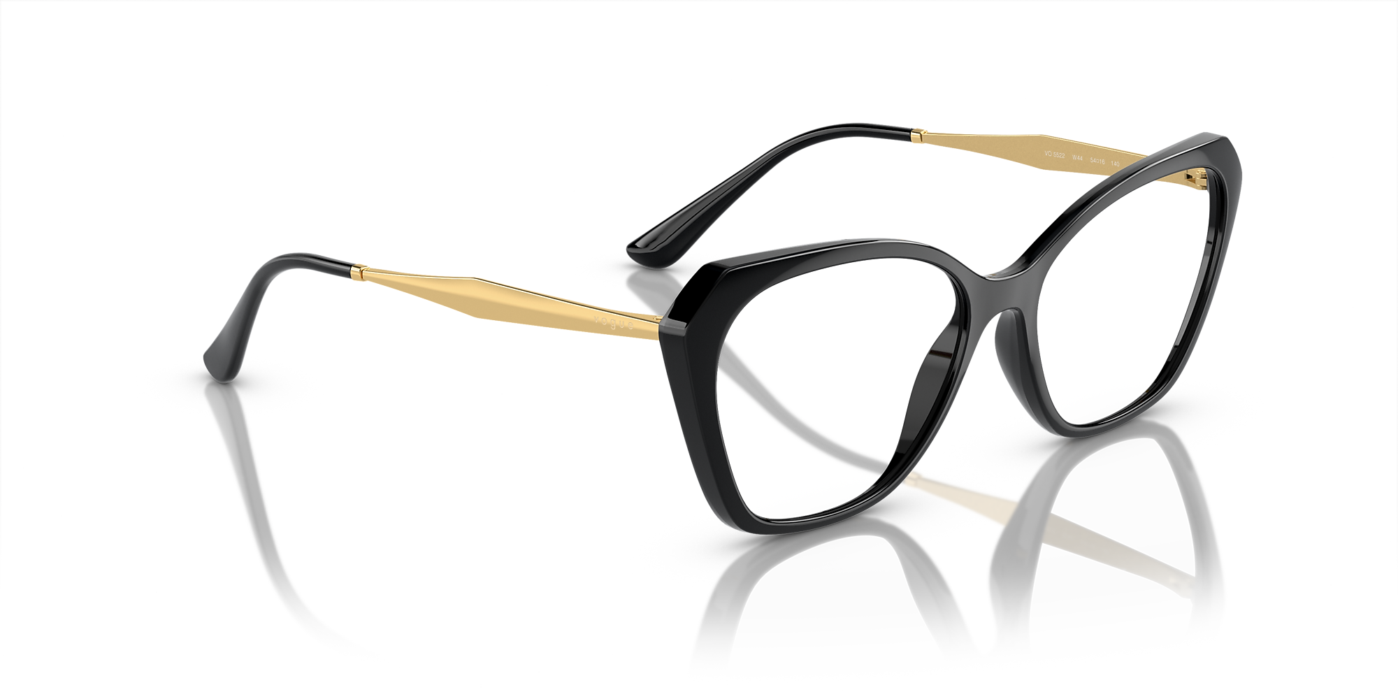 Eyeglasses VO5522 - Black - - Injected | Vogue United States