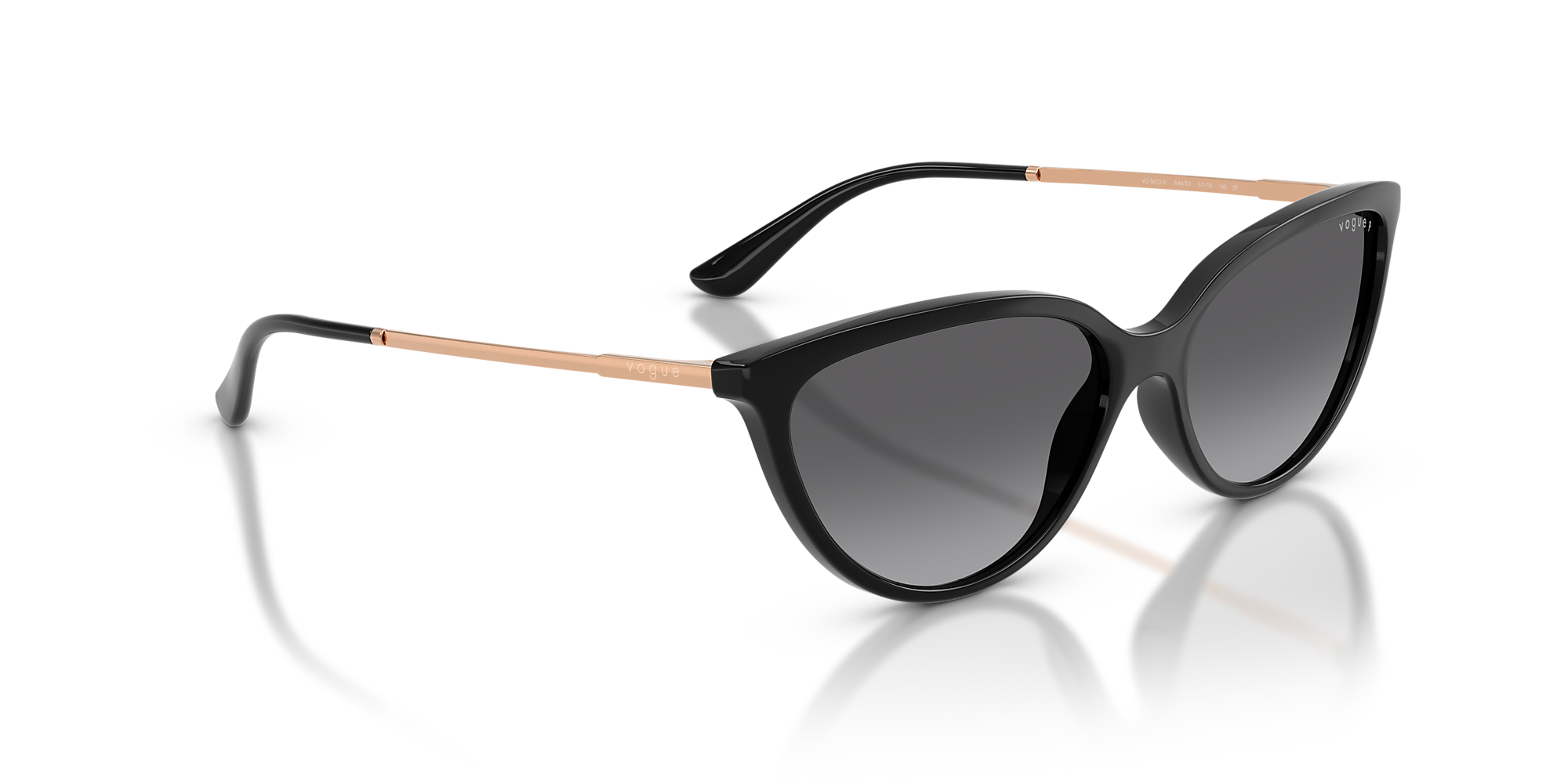 Sunglasses VO5672S - Black - Gradient Grey Polarized - Nylon