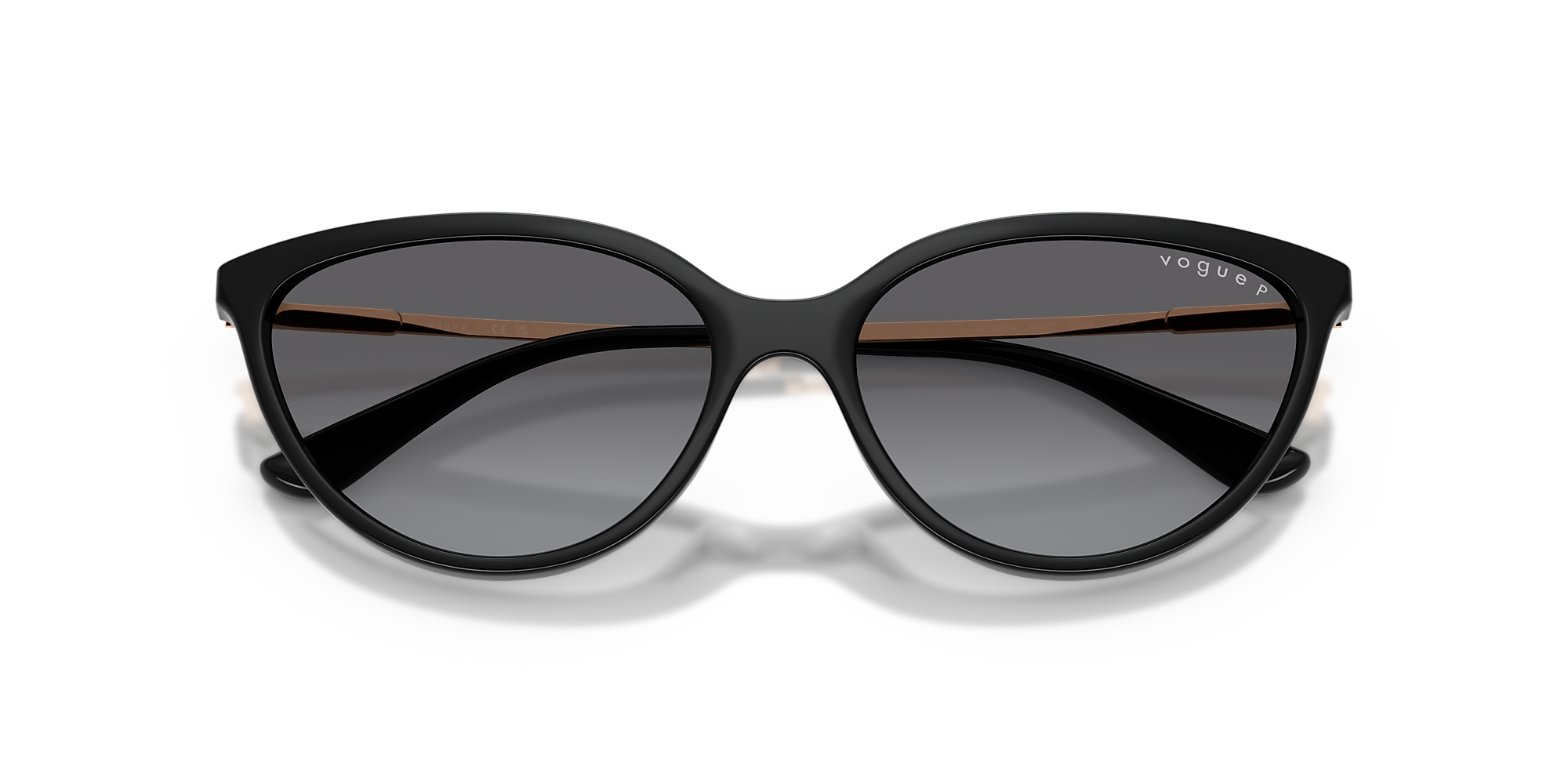 Sunglasses VO5672S - Black - Gradient Grey Polarized - Nylon