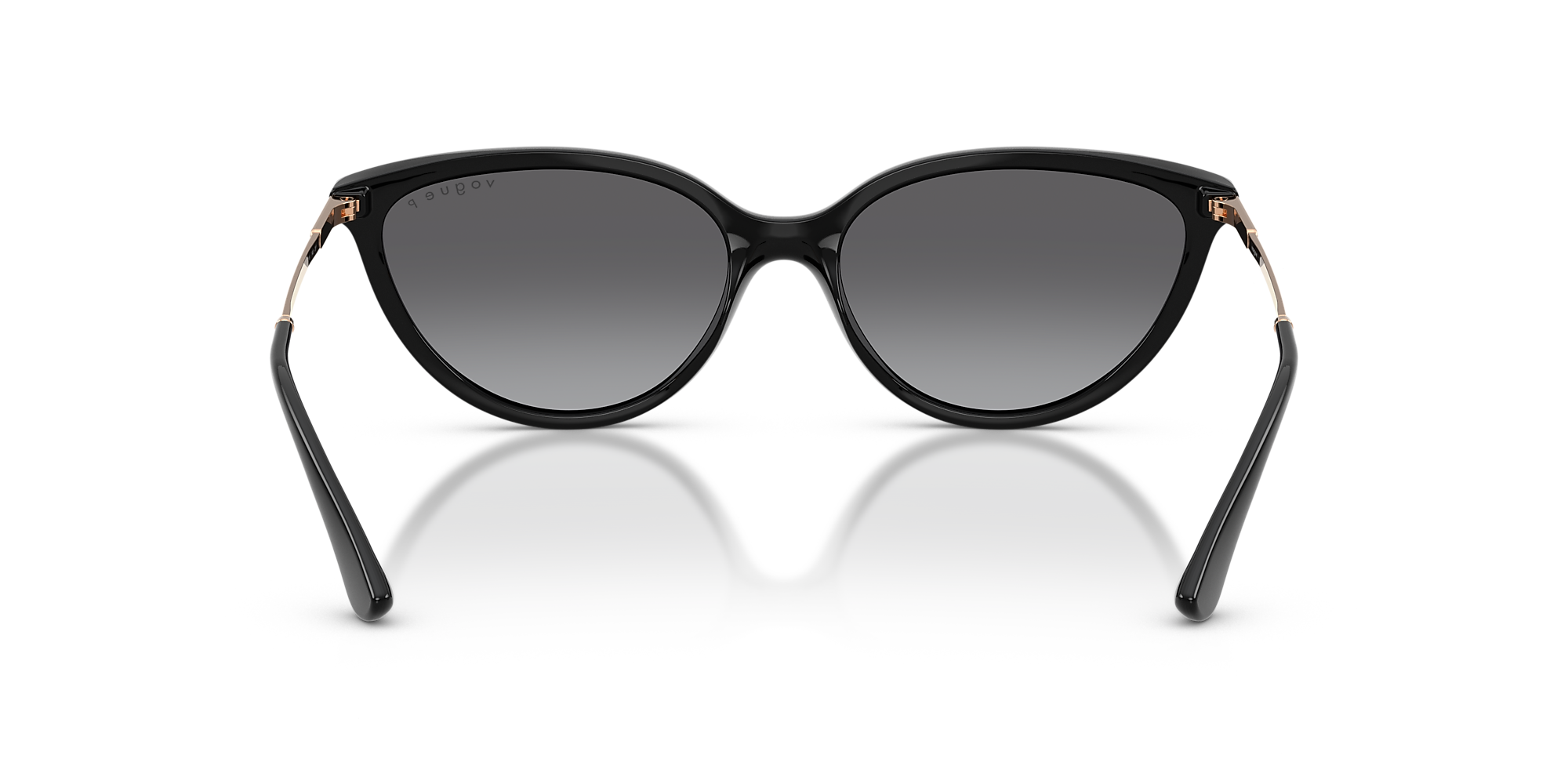 海外　VOGUE Sunglasses VO5672S - Black - Gradient Grey Polarized - Nylon