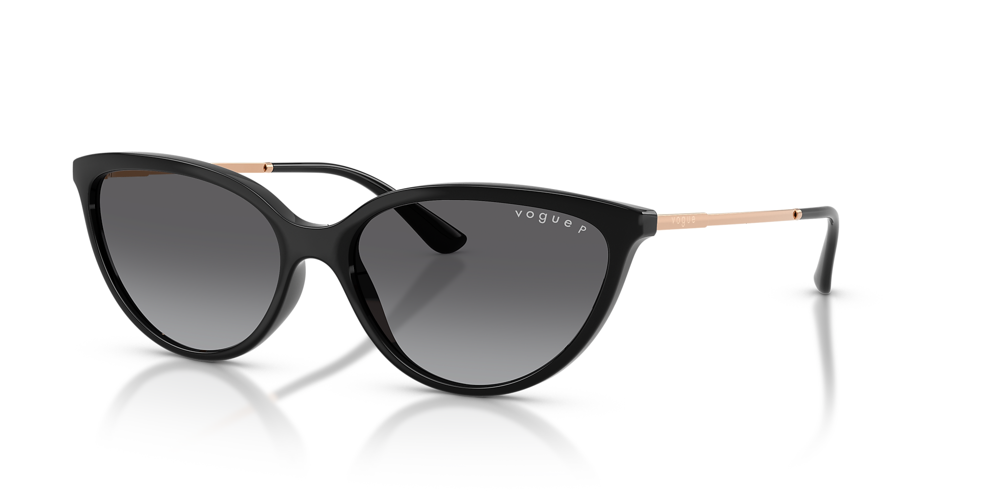 Sunglasses VO5672S - Black - Gradient Grey Polarized - Nylon