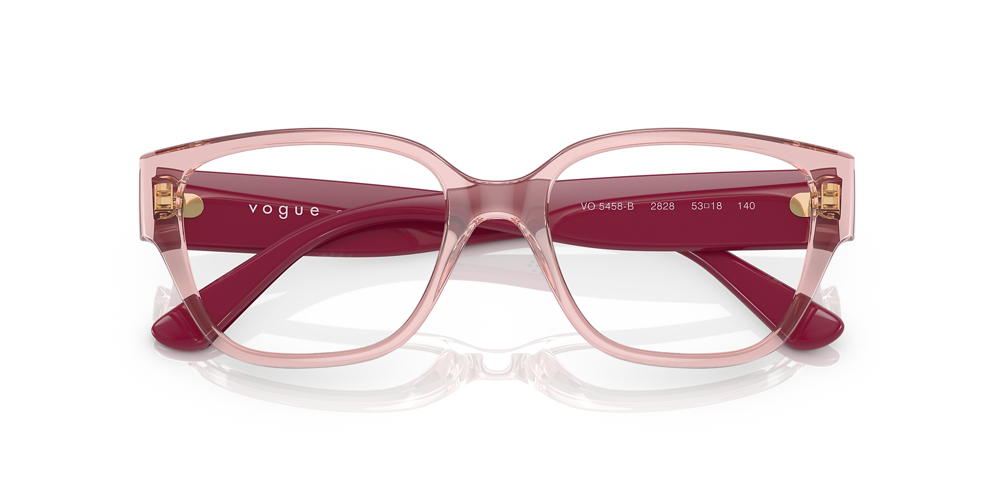Eyeglasses VO5458B - Transparent Light Pink - Demo Lens - Nylon
