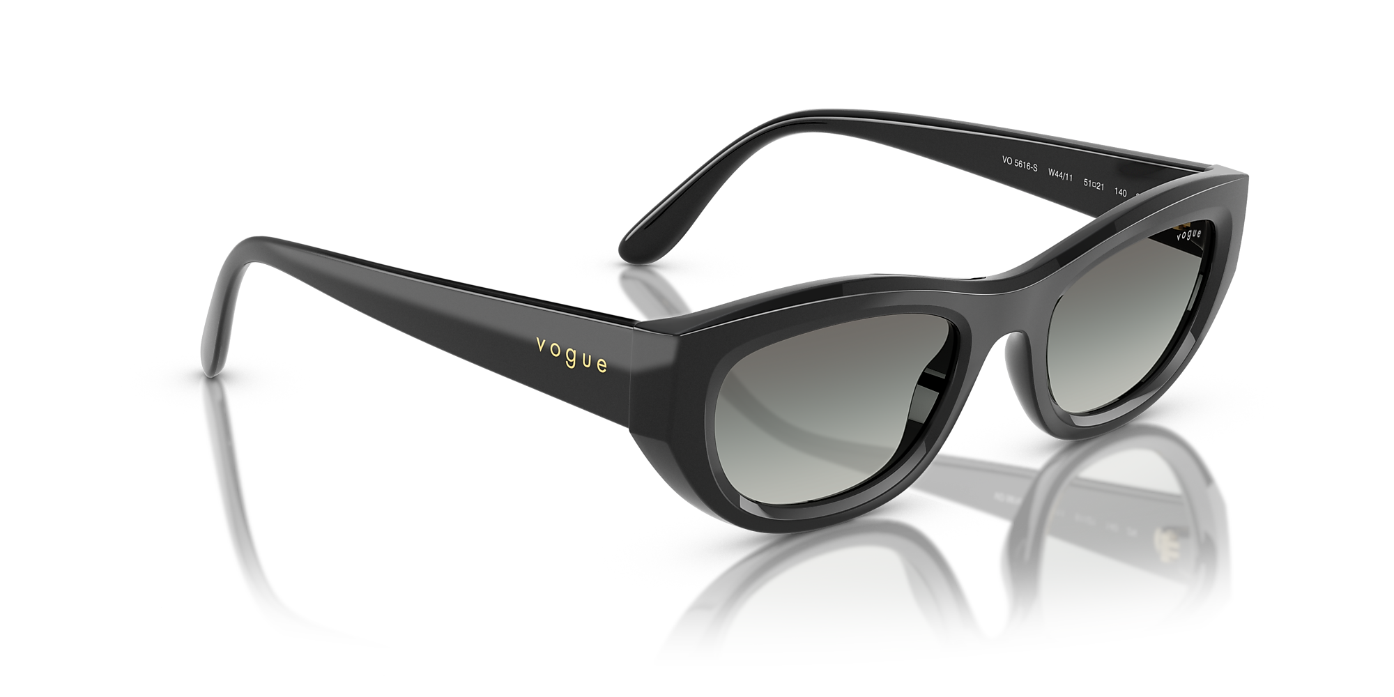 Sunglasses VO5616S - Black - Black Smoke - Nylon | Vogue United States