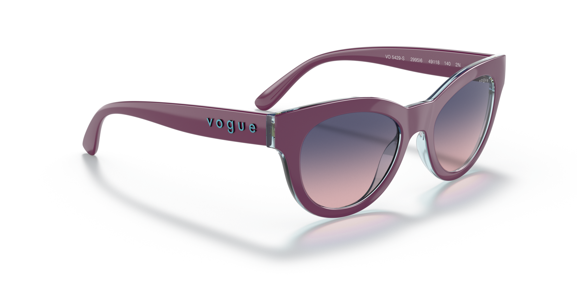 ? Stunning Vogue sunglasses ? Sunglasses VO5625S - Dark Havana - Dark Brown - Nylon  main image 3