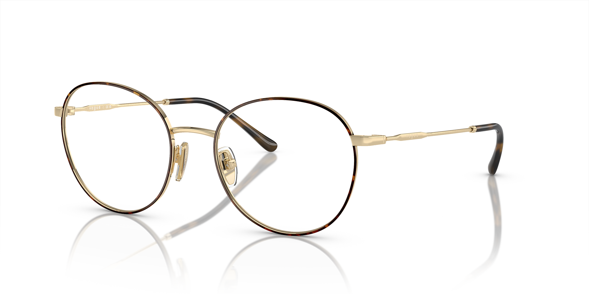 Eyeglasses VO4280 - Top Havana/pale Gold - - Metal | Vogue United