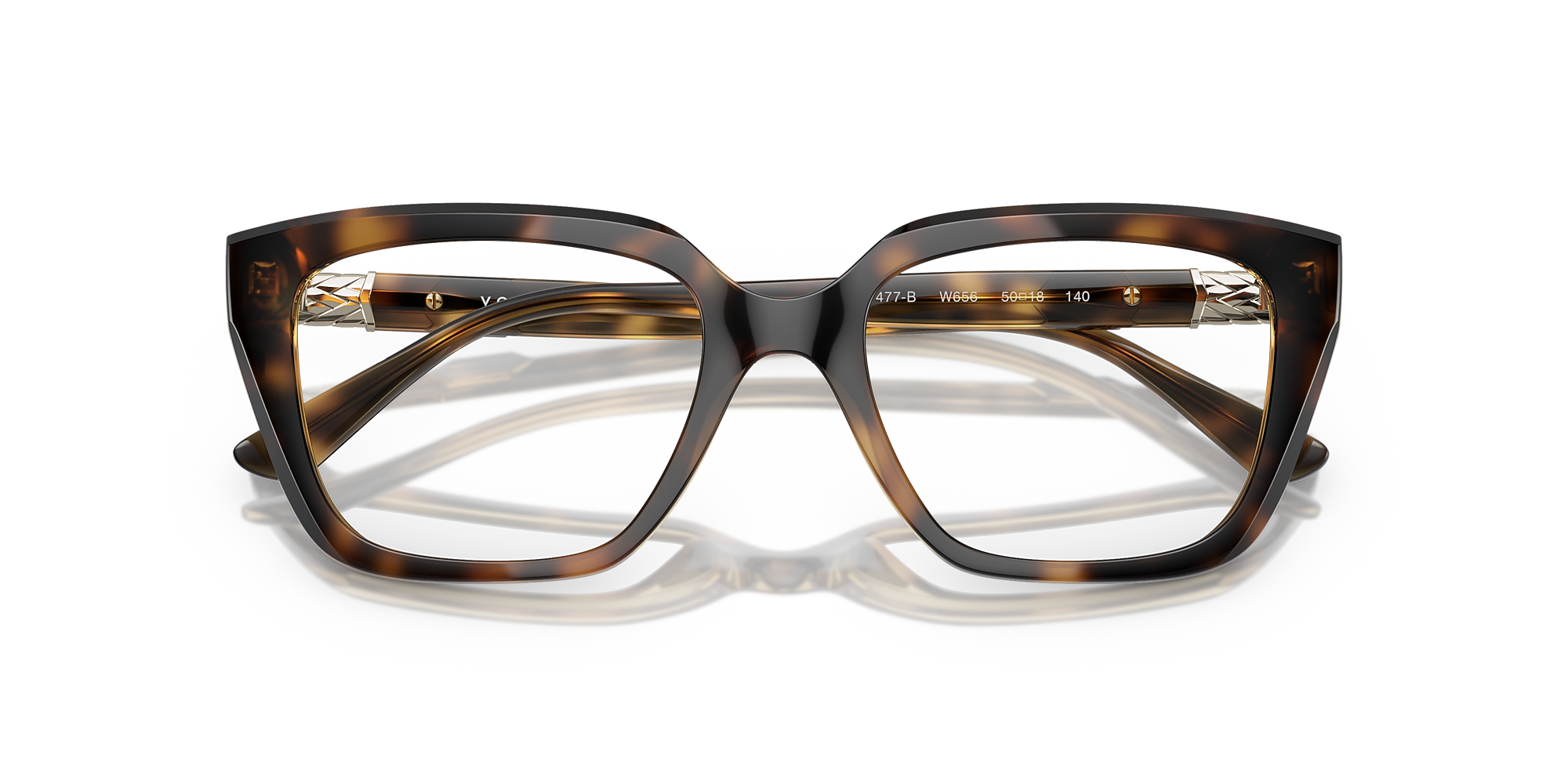 Eyeglasses VO5477B - Dark Havana - Demo Lens - Injected