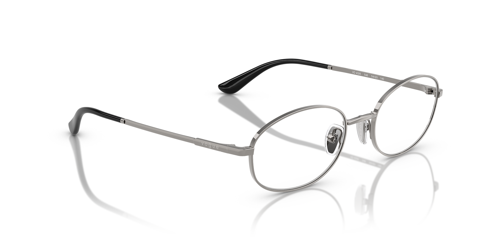 Eyeglasses VO4326 - Gunmetal - Demo Lens - Metal | Vogue United States