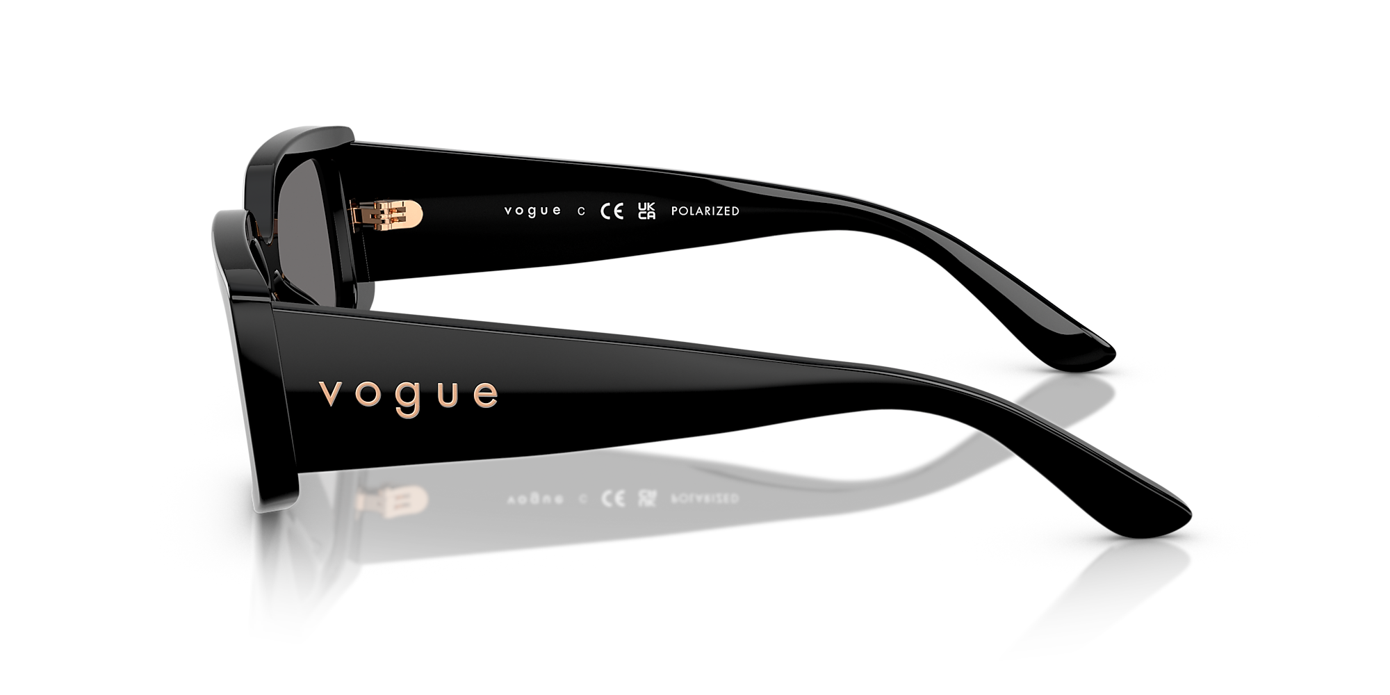Sunglasses VO5642SU - Black - Dark Grey Polar - Acetate