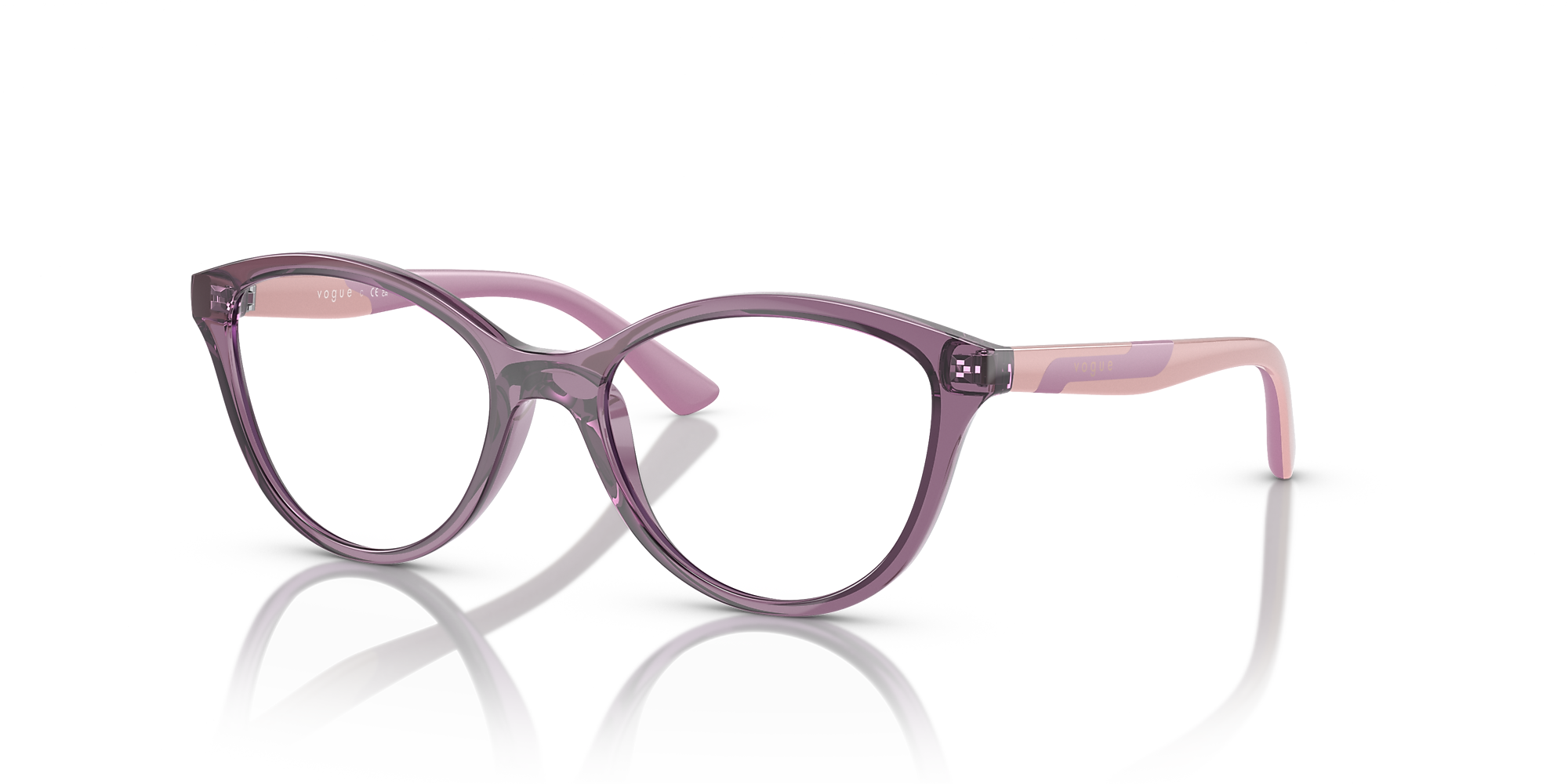 Eyeglasses VY2019 - Transparent Violet - Demo Lens