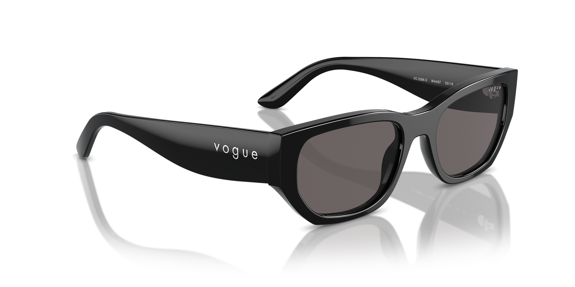 Sunglasses VO5586S - Black - Black Smoke - Acetate | Vogue United