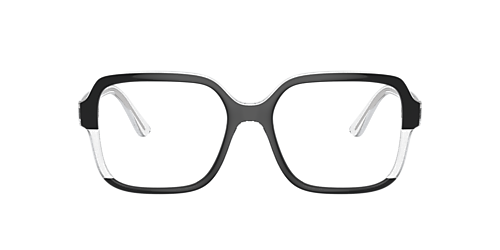 Eyeglasses VO5555 - Black/transparent Glitter - Demo Lens