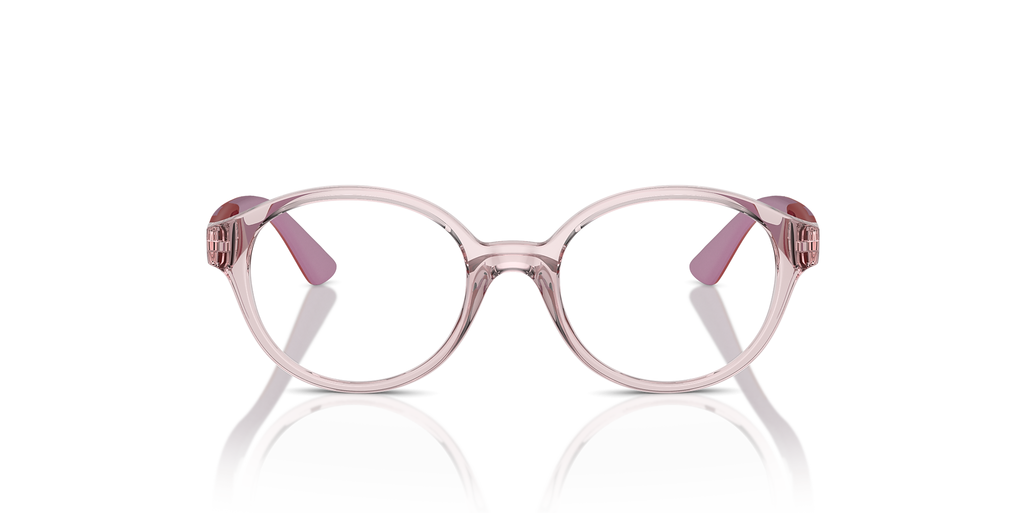 Eyeglasses VY2025 - Transparent Rose - Demo Lens - Nylon