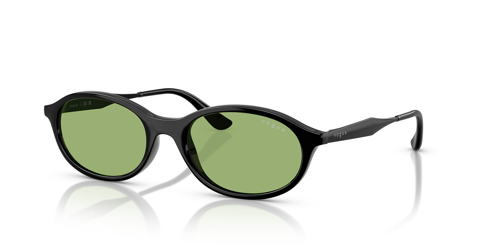Sunglasses VO5625S - Black - Green - Nylon | Vogue United States