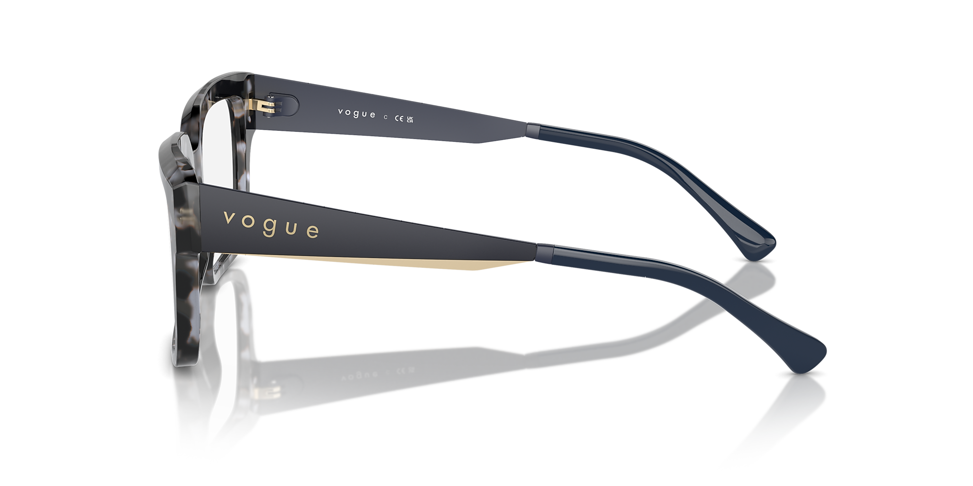 Eyeglasses VO5559 - Blue Tortoise - Demo Lens - Metal | Vogue