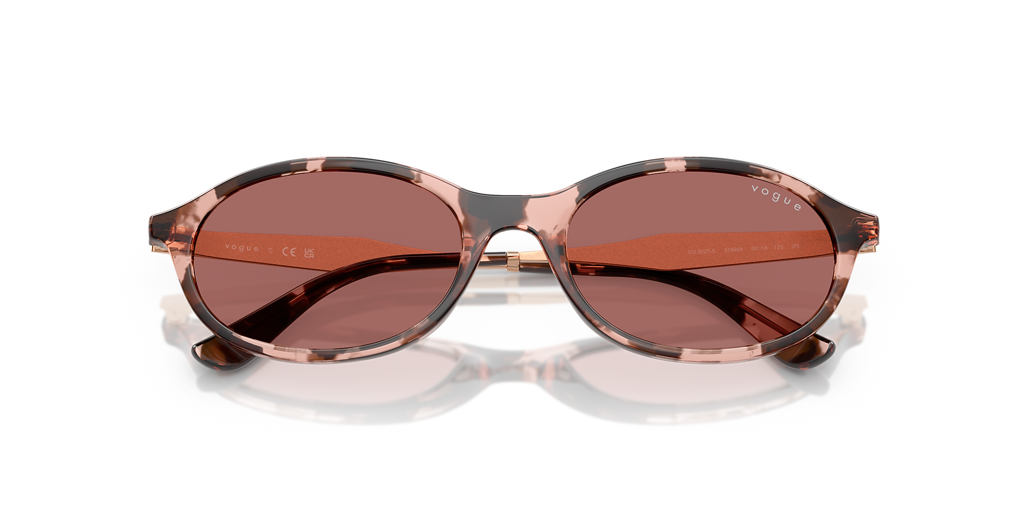 IN VOGUE  イン　ヴォーグ Sunglasses VO5625S - Rose Havana - Dark Violet - Nylon | Vogue