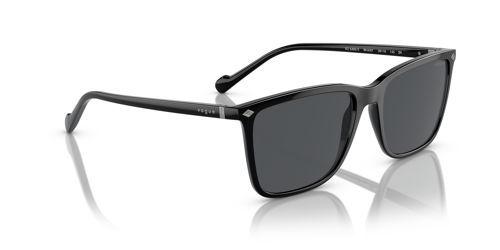 Sunglasses VO5493S - Black - Dark Grey - Injected | Vogue United 