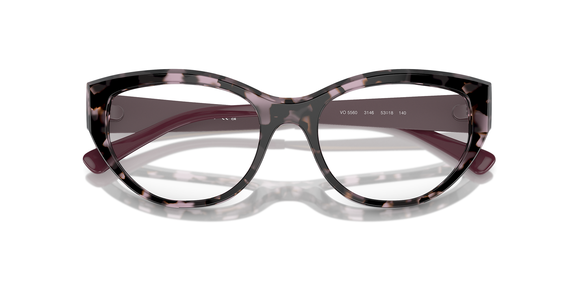 Gafas VO5560 - Violet Tortoise - Lentes De Demostración - Metal