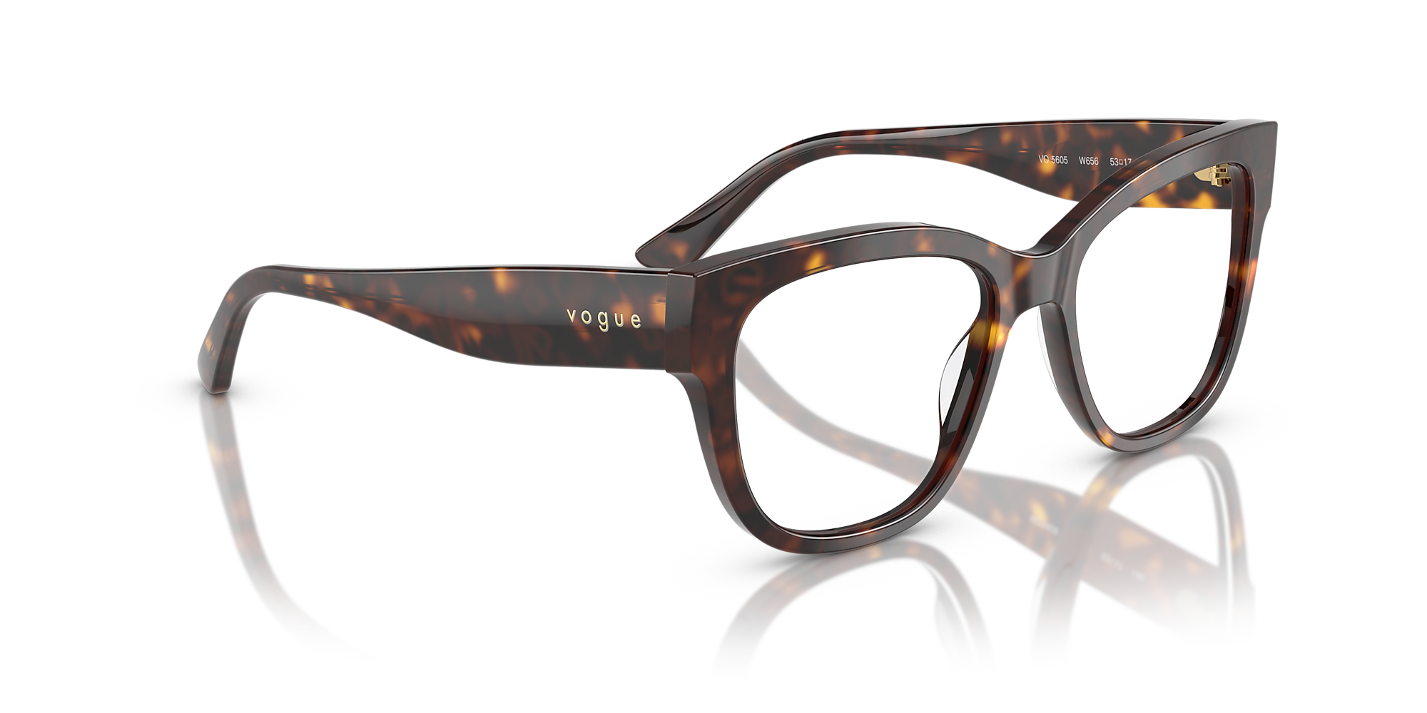 Eyeglasses VO5605 - Dark Havana - Demo Lens - Acetate