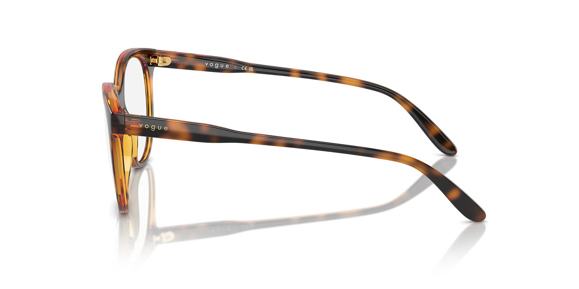 Eyeglasses VO5552 - Dark Havana - Demo Lens - Nylon & Propionate