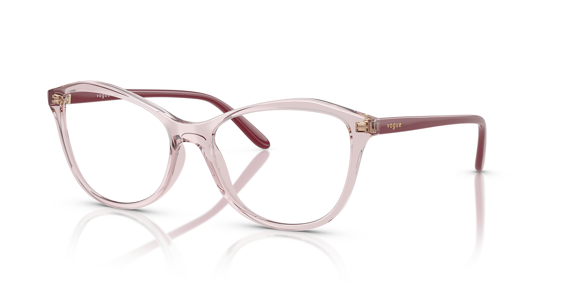Eyeglasses VO5602 - Transparent Pink - Demo Lens - Nylon