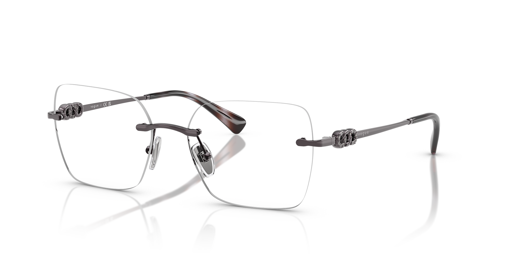 Eyeglasses VO4320B - Light Violet - Demo Lens - Metal