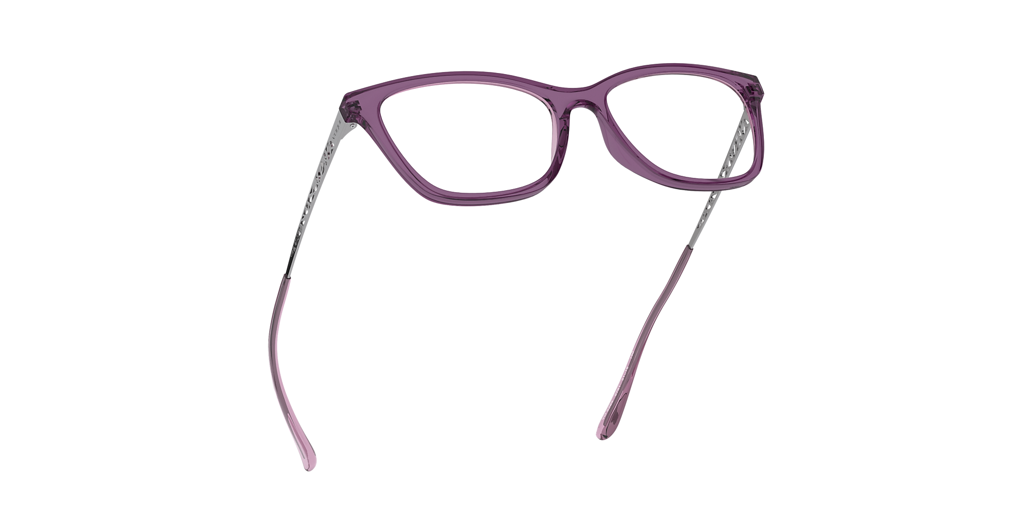 Eyeglasses VO5285 - Top Violet On Transparent - Demo Lens - Nylon