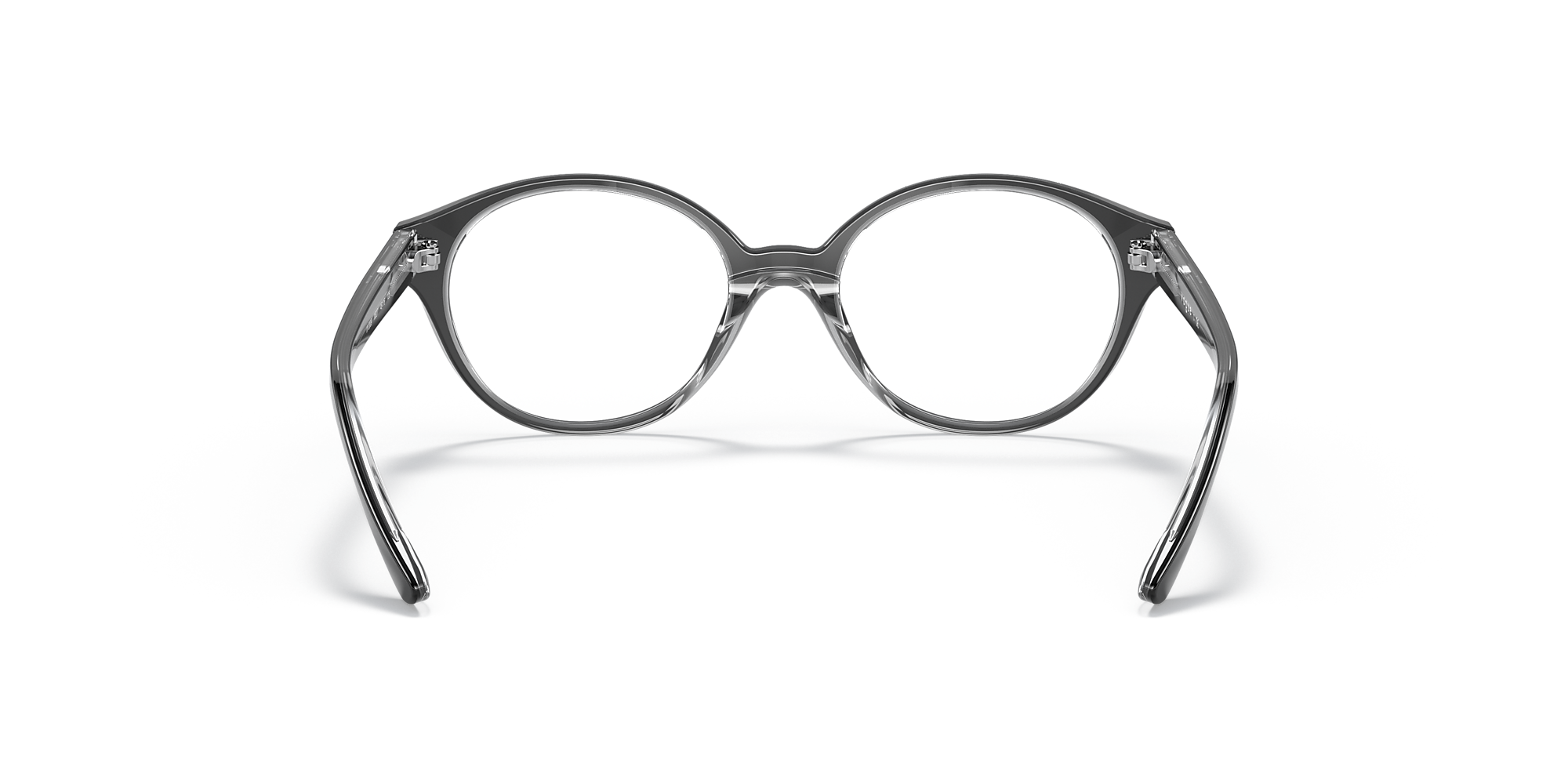 Eyeglasses VY2009 - Top Black On Transparent - Demo Lens