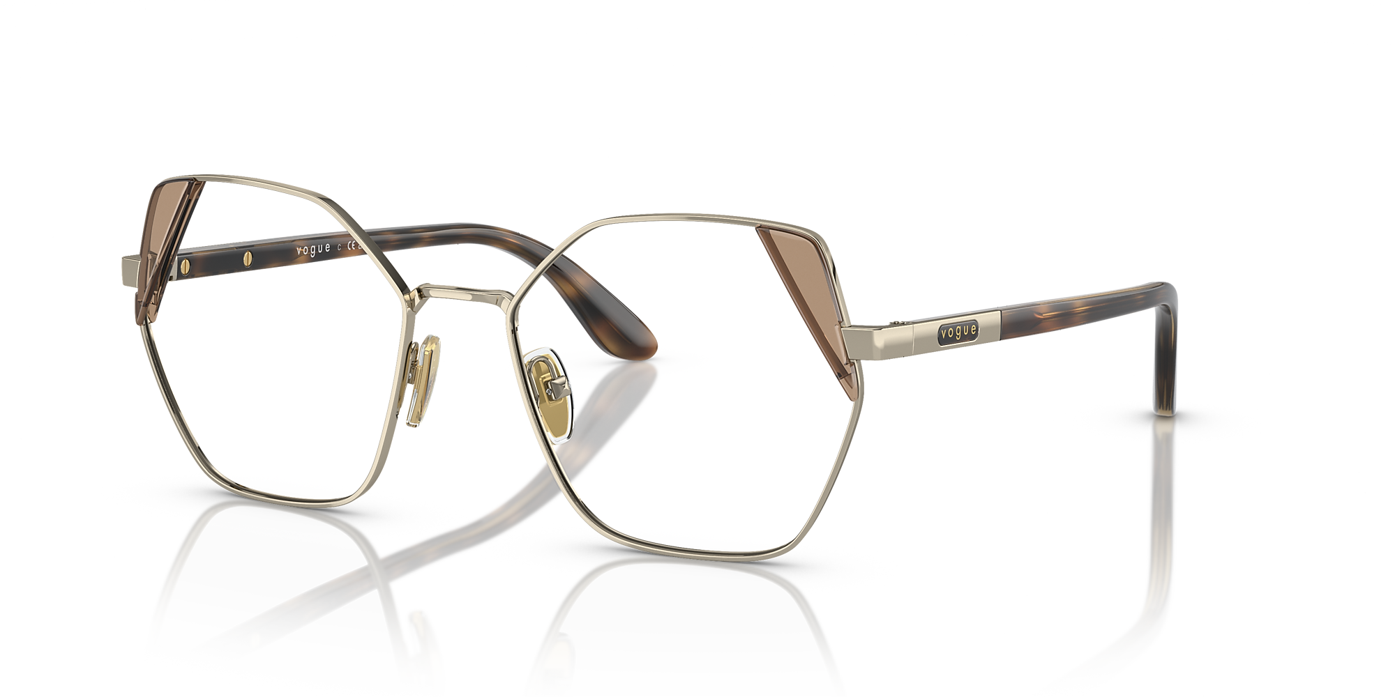 Eyeglasses VO4270 Pale Gold Demo Lens Metal Vogue United