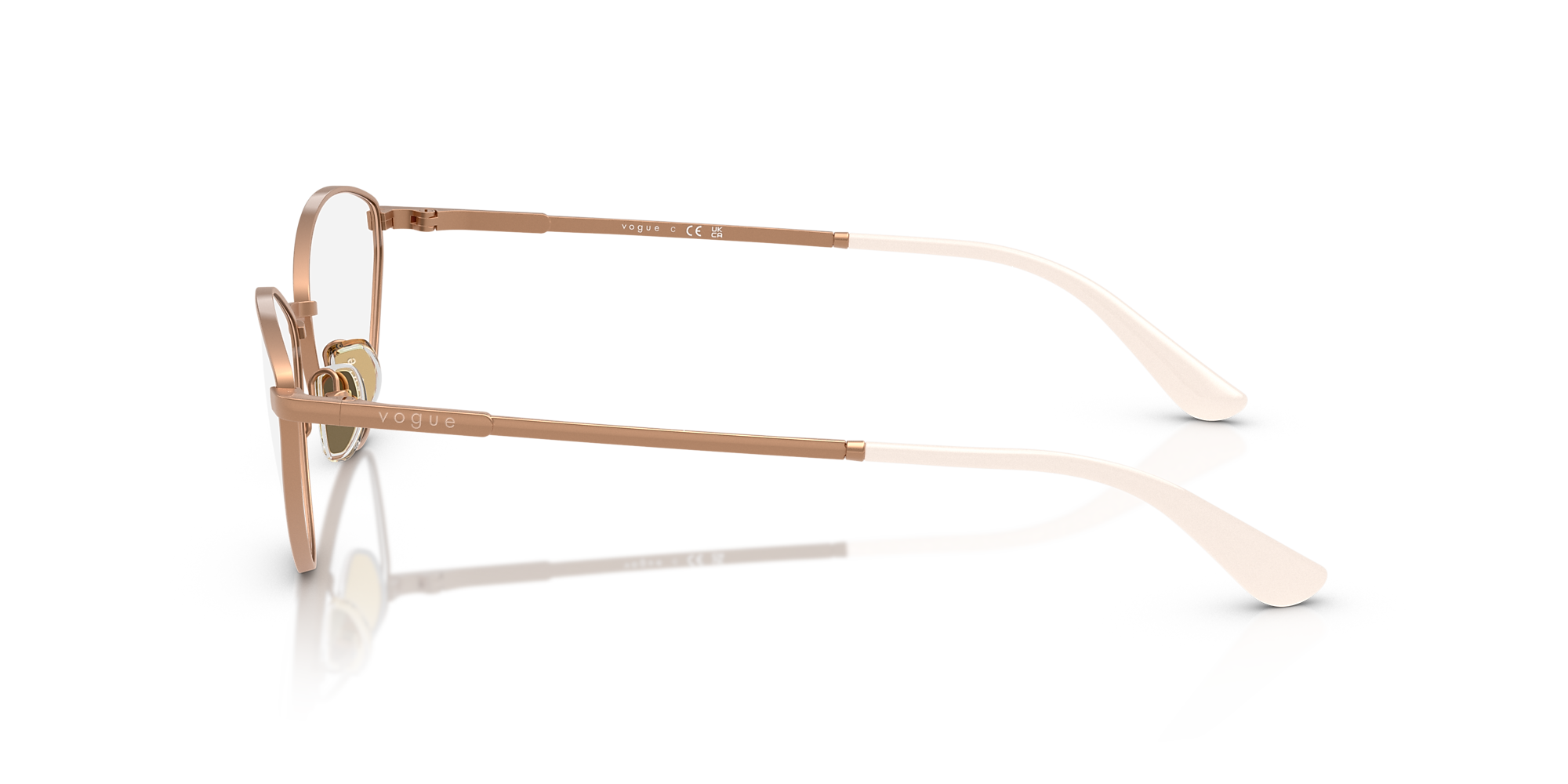 Eyeglasses VO4325 - Rose Gold - Demo Lens - Metal | Vogue United