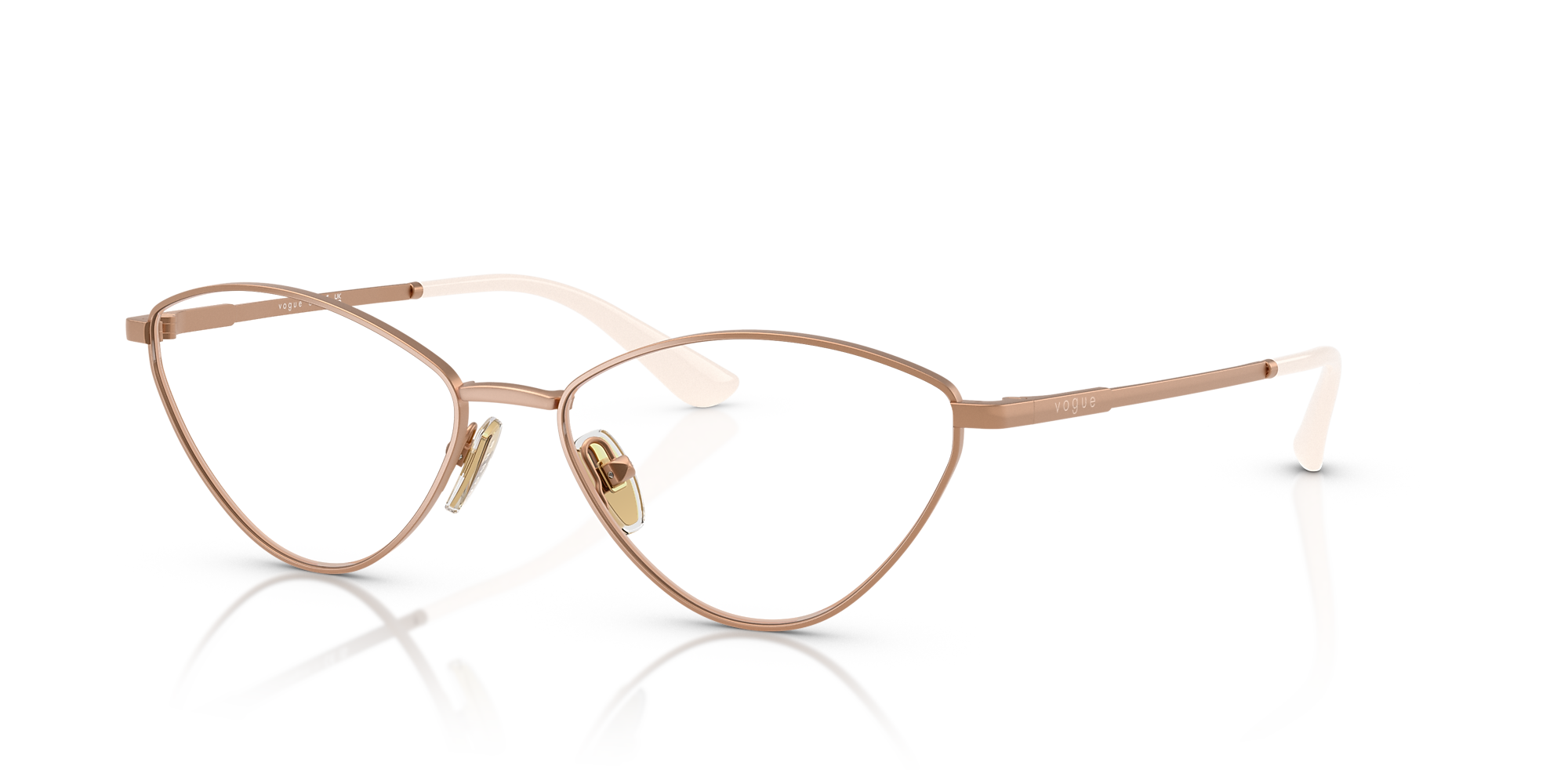 Eyeglasses VO4325 - Rose Gold - Demo Lens - Metal | Vogue United