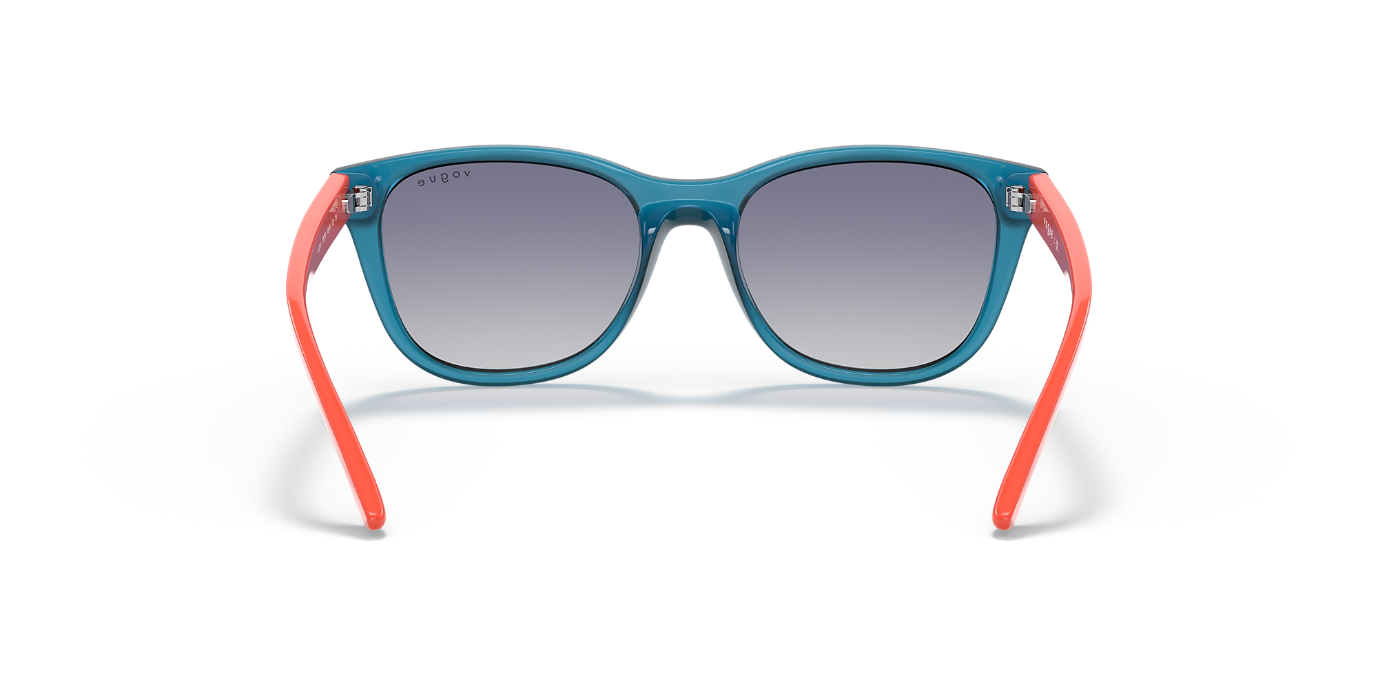 Sunglasses VJ2010 - Blue - Clear Gradient Light Blue Mirror Silver 