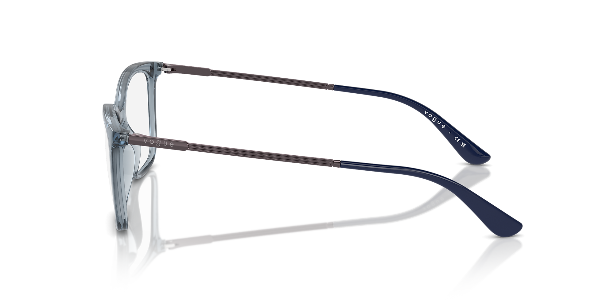 Eyeglasses VO5563 - Transparent Azure - Demo Lens - Metal | Vogue