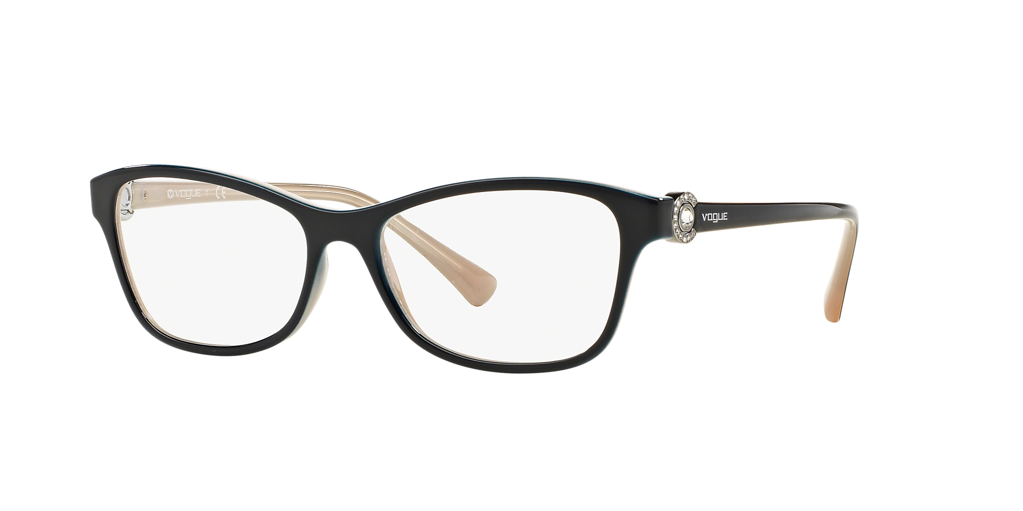 Eyeglasses VO5002B - Dark Blue - Demo Lens - Nylon