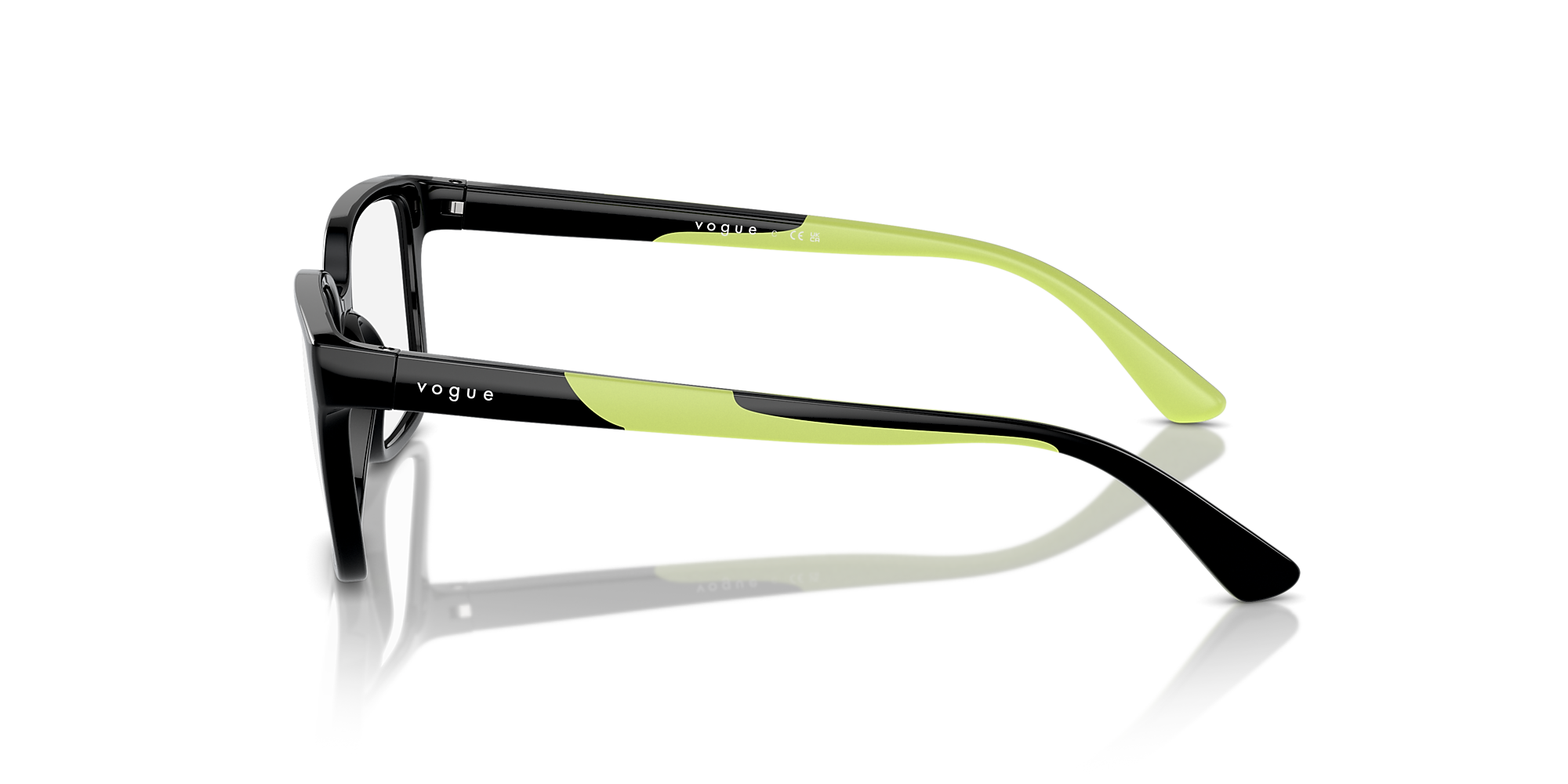 Eyeglasses VY2026 - Black - Demo Lens - Nylon & Propionate | Vogue