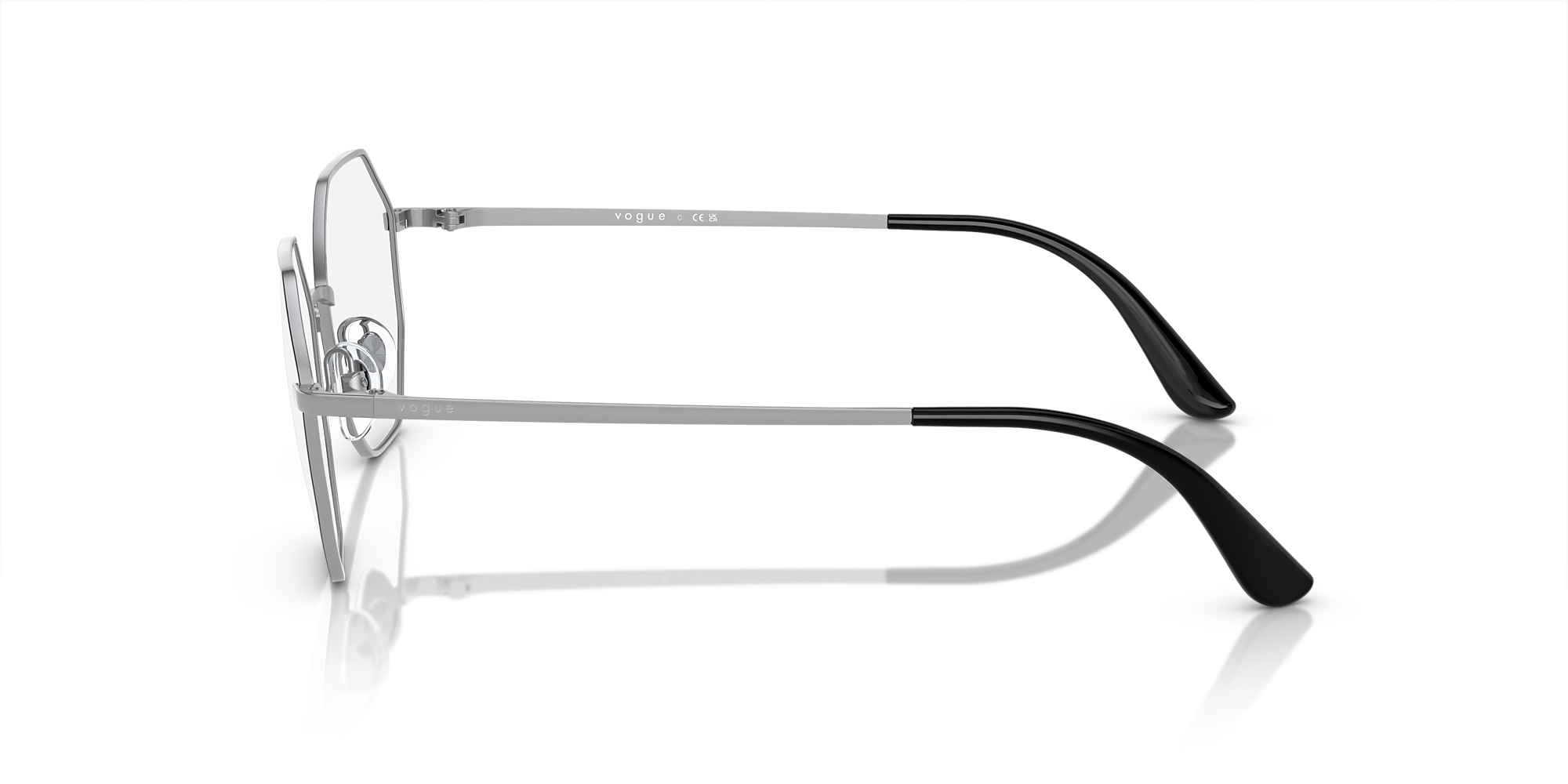 Eyeglasses VO4094 - Top Black/matte Silver - Demo Lens - Metal