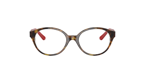 Eyeglasses VY2009 - Top Black On Transparent - Demo Lens