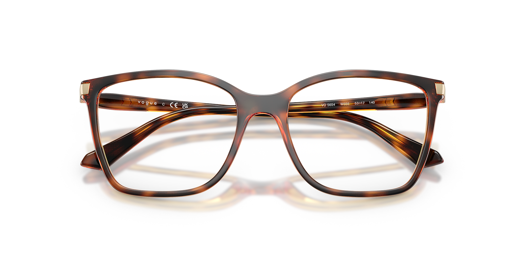 Eyeglasses VO5654 - Dark Havana - Demo Lens - Nylon | Vogue United