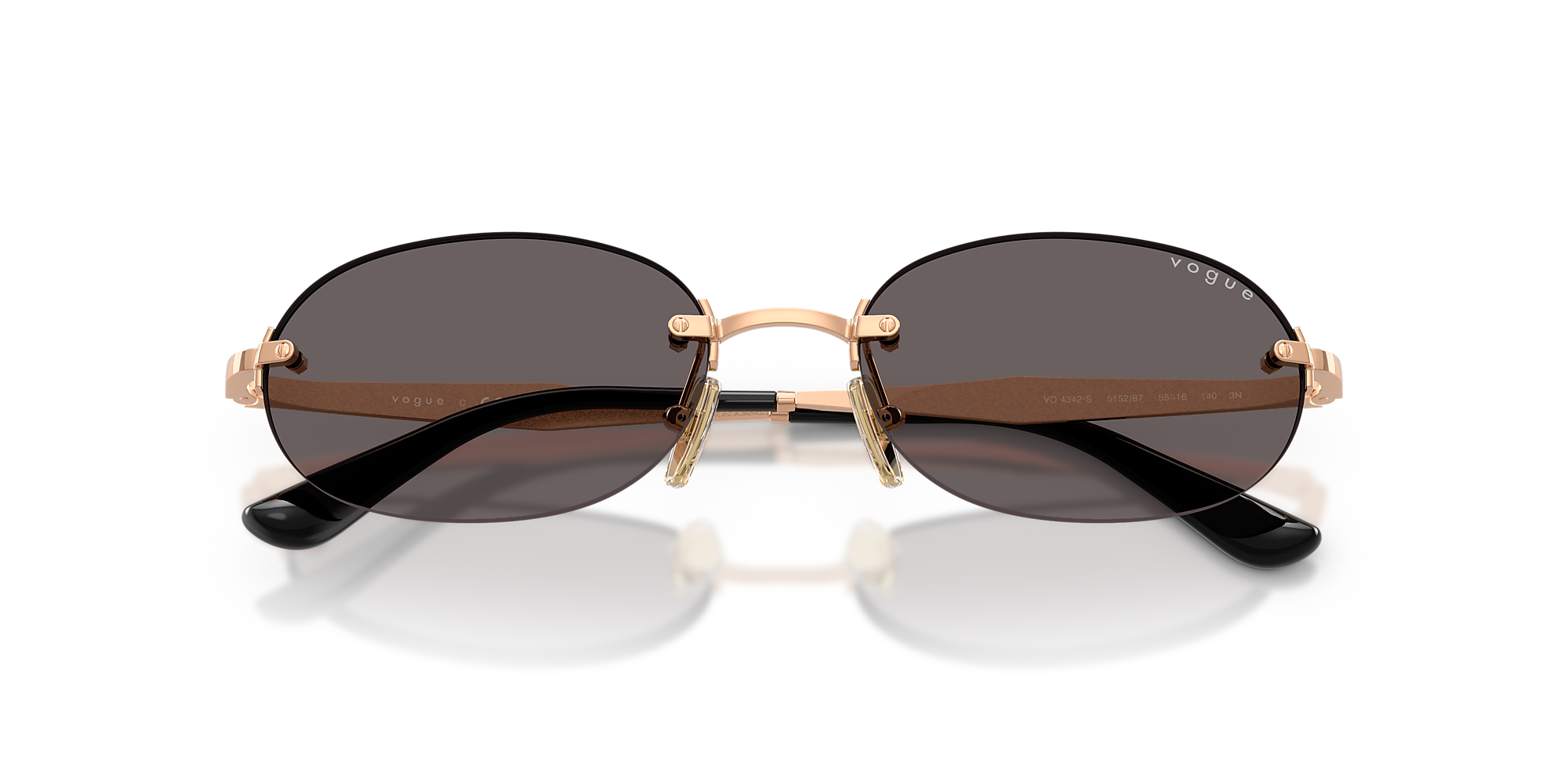 Sunglasses VO4342S - Rose Gold - Black Smoke - Metal | Vogue