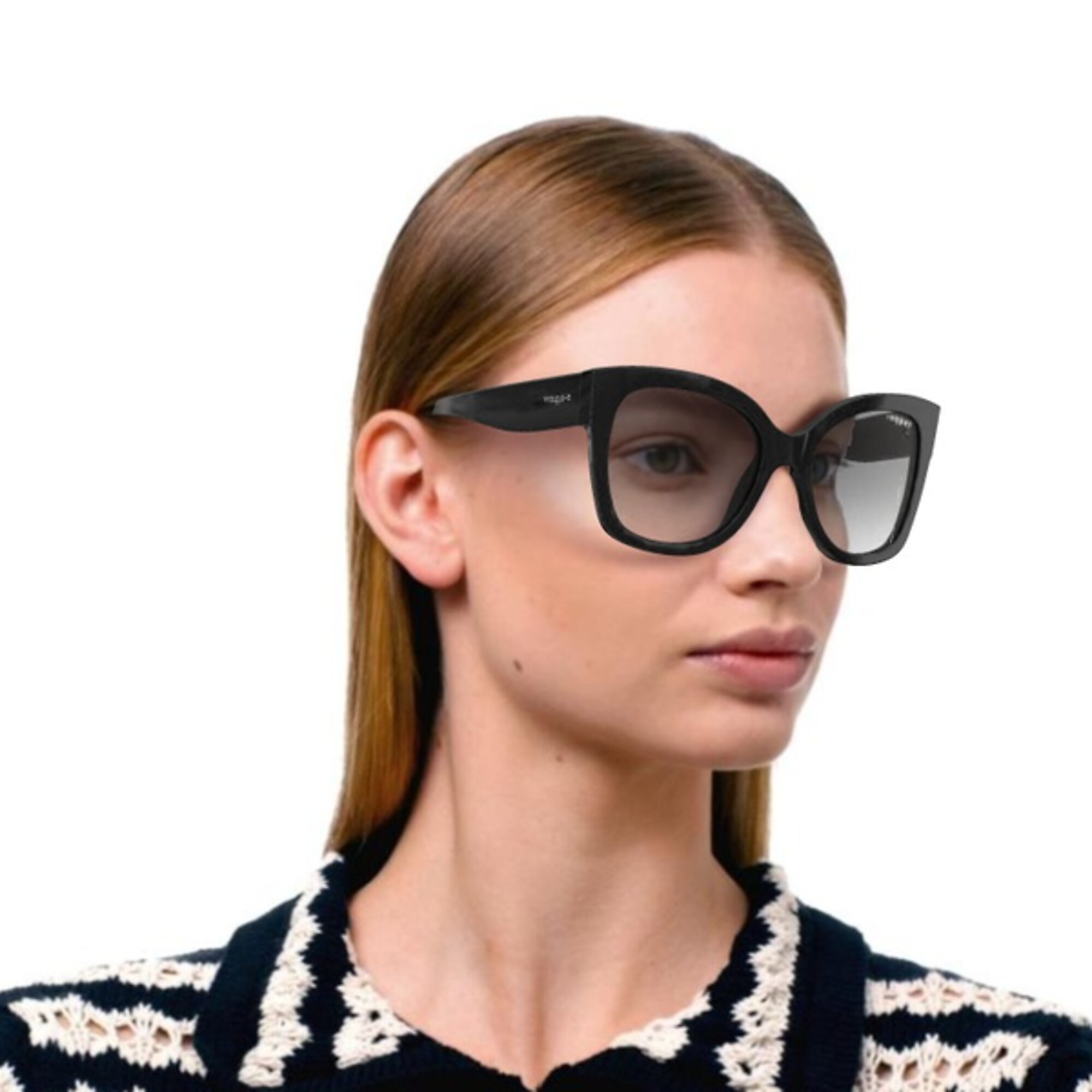 Sunglasses VO5338S - Black - Grey Gradient - Acetate | Vogue  