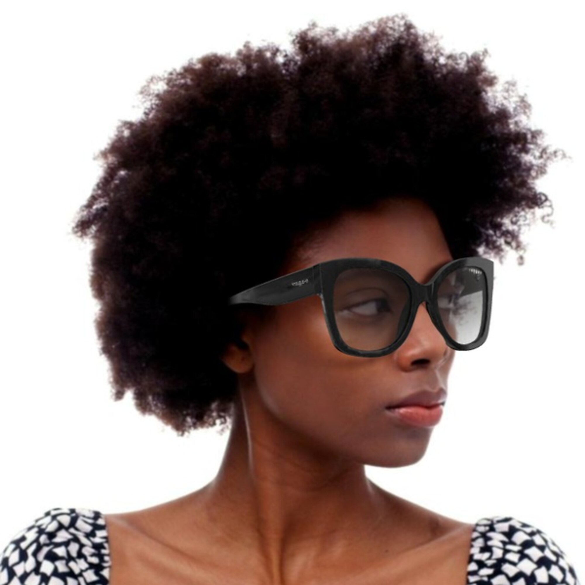 Sunglasses VO5338S - Black - Grey Gradient - Acetate | Vogue  