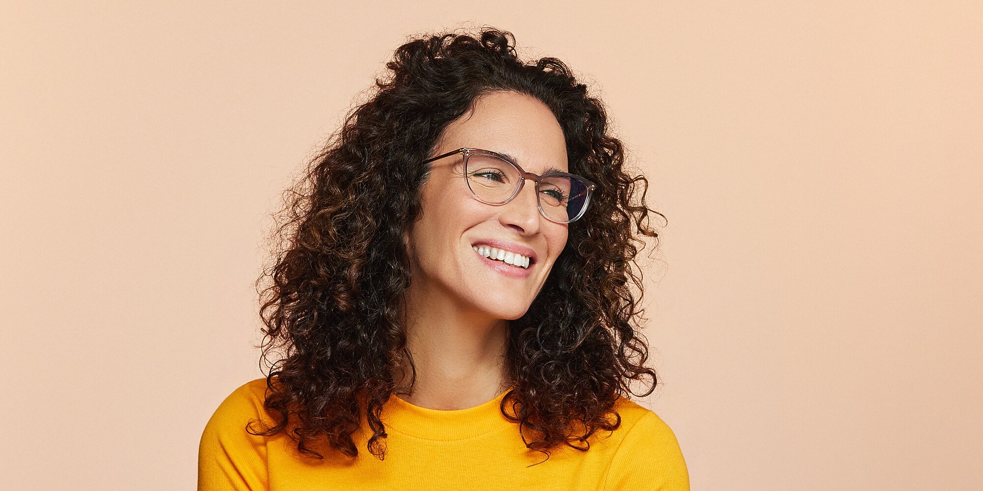 Eyeglasses VO5276 - Brown Gradient Transparent - Demo Lens - Nylon