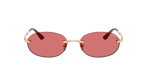Sunglasses VO4342S - Pale Gold - Dark Brown - Metal | Vogue United