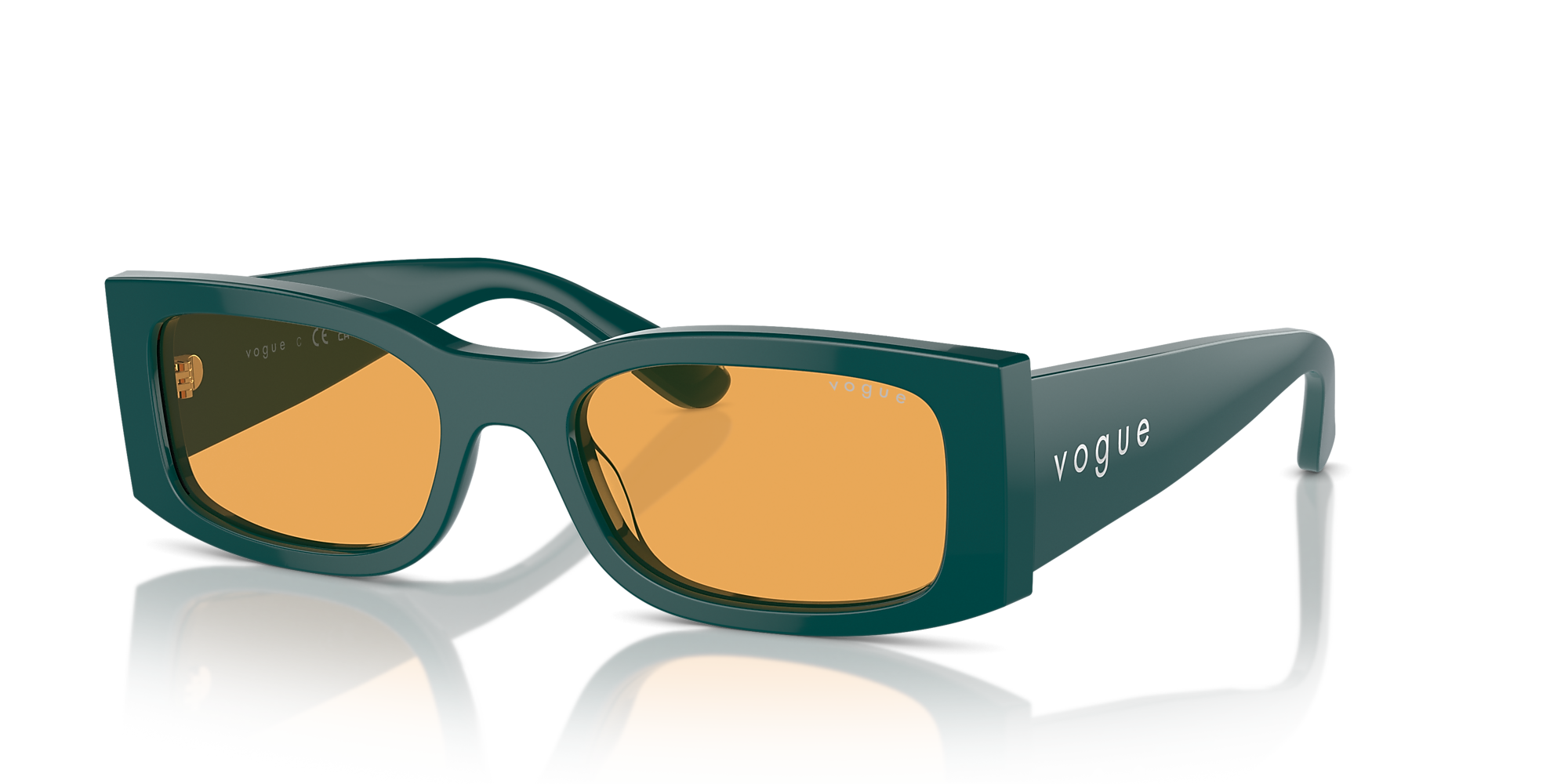 Óculos de sol VO5584S - Full Octanium - Laranja - Acetato | Vogue