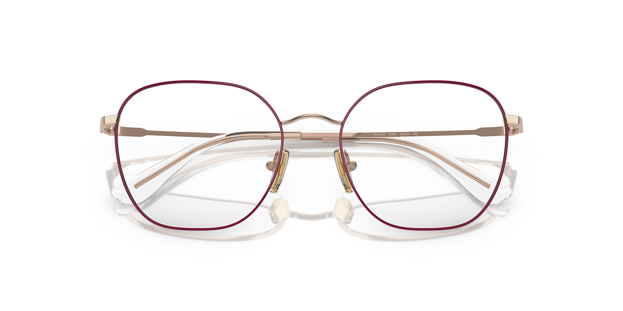 Eyeglasses VO4178 - Purple/rose Gold - Demo Lens - Metal | Vogue