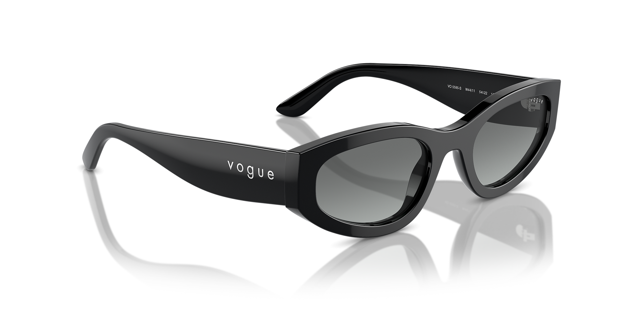 Sunglasses VO5585S - Black - Gradient Grey - Acetate | Vogue